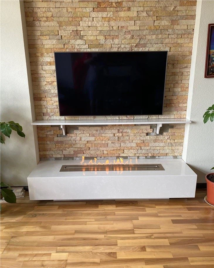 double sided ethanol fireplace Manufacturer